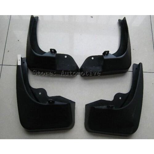 Plastic Mudflaps splash guard fender dirtboard mudapron splasher for Peugeot 508 2010 2011 2012 2013 2014 2015