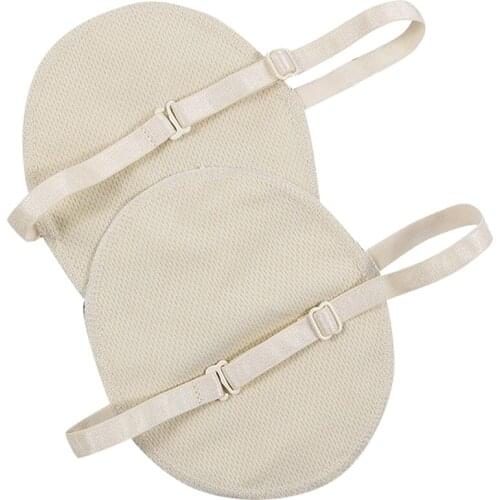 1 Pair Underarm Sweat Shield Pad Washable Armpit Sweat Absorbing Guards Shoulder Strap Reusable Underarm Sweat Pad Summer Sweat