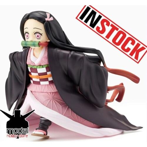 Anime Demon Slayer Kimetsu no Yaiba running Kamado Nezuko PVC figure model toy
