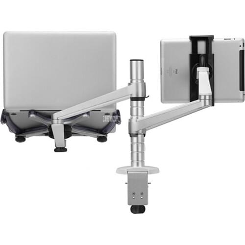 OA-9X Laptop Stand Aluminum Height Adjustable Lapdesks Universal Rotation Arm Holder for Notebook and 7-10 inch Tablet PC 55mm