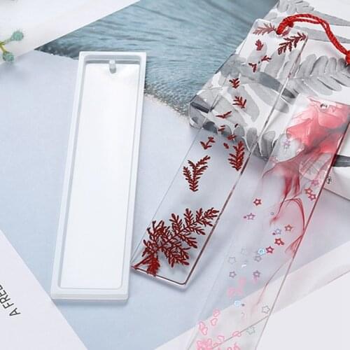 Bookmarks Shape Silicone Resin Mold Jewelry Cute Making DIY Craft White