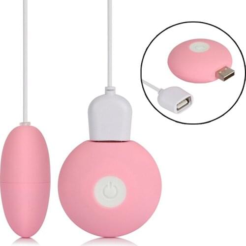20 Frequency G-spot Vagina Massage Vibrator Egg USB Charging Clitoris Stimulation Bullet Vibrator Jump Eggs Sex Toys for Women