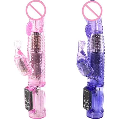 Female G Spot Dildo Rabbit Vibrator Masturbator Sex Toy for Women Vagina Clitoris Vibrator 12 Speeds Vagina Vibration Adult Toys