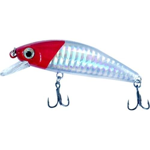1PCS Minnow Fishing Lures 75mm/10.5g Sinking Artificial SwimBaits Wobblers for Fishing Hard Bait Bass Three Hook Fishing Tackle