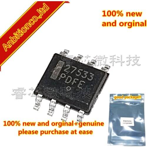 10pcs 100% new original MC33275D-3.3R2G SOP8 MC33275D-3.3R 27533 300 mA, Low Dropout Voltage Regulator in stock