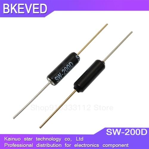 10PCS SW-200D Vibration switch Ball switch Tilt switch Double bead Angle sensor