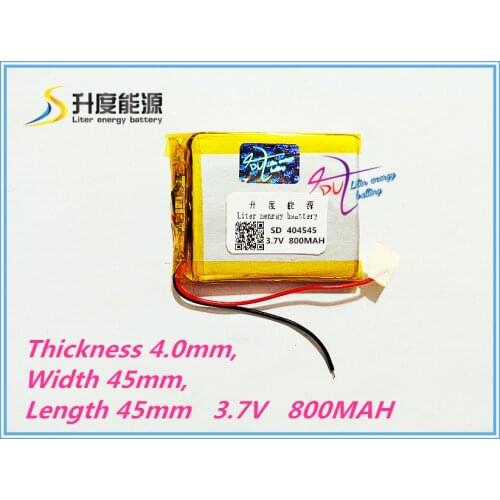 404545 3.7V 800MAH 404343 Polymer lithium ion / Li-ion battery for TOY,POWER BANK,GPS,mp3,mp4,cell phone,speaker