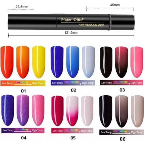 5ml Nail ONE STEP Temperature Change Color UV Gel Nail Polish Gel Manicure Hybrid Nails Glue Thermo Gel Varnishes