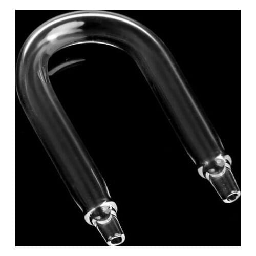 Aquarium Co2 System Diffuser Check Valve U Shaped Glass Tube Bend Accessory DIY