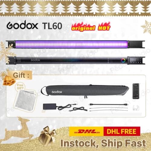Godox TL60 RGB Tube Light NEW instock ,Color Temper 2700K~6500K, PK Nanlite Aputure for live Tiktok Youtube photography studio