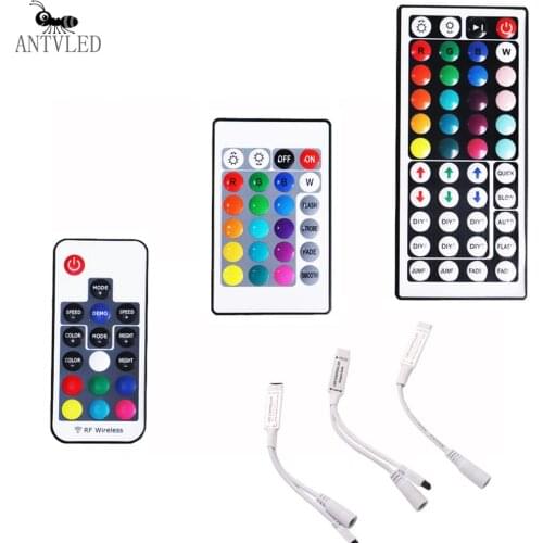 Led Controller Mini17-Key RF Controller/ Mini 24keys RGB IR Controller/44keys IR Remote Led Controller For 3528 5050 RGB Led