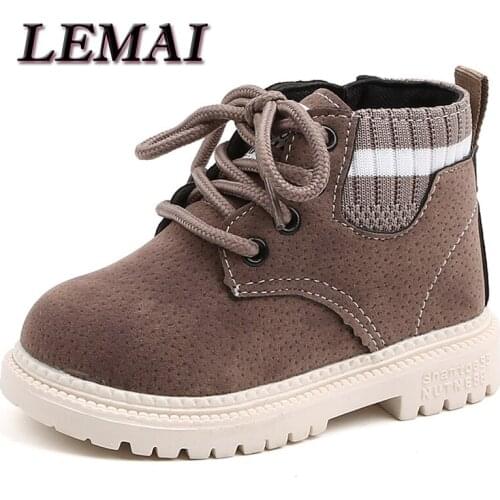 LEMAI Leather Boots For Girls