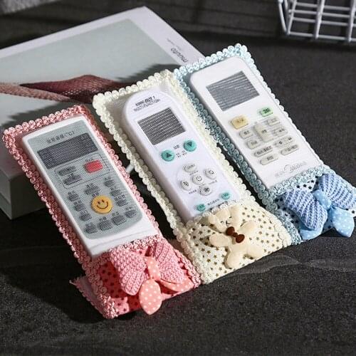 Fashion Cloth Remote Control Protective Cover Case For Home Electric Appliance Organizer Packages Sale