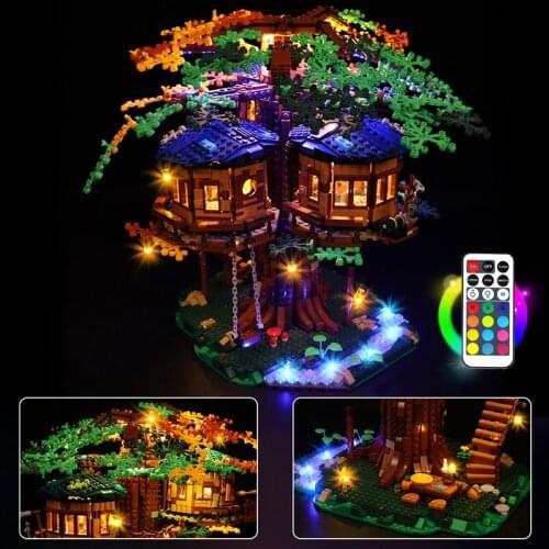 BrickBling Led Light Kit For Ideas 21318 Tree House Collectible Model Toy (No Building Blocks)