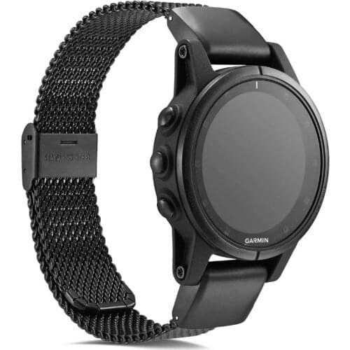 KTAB Milanese Loop Strap For Garmin Fenix 5 Watch Band Smart Accessories For Garmin Fenix 5X Fenix 3 HR Fenix 5 Plus Smart Watch