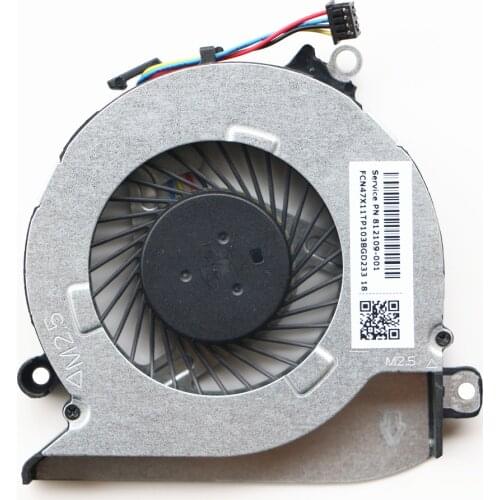 QAOOO FAN For HP Pavilion 15Z-a 17-G 17-G015DX 15-AB 15-AN 15-ab065tx 15-ab068TX TPN-Q158 CPU COOLING FAN 812109-001