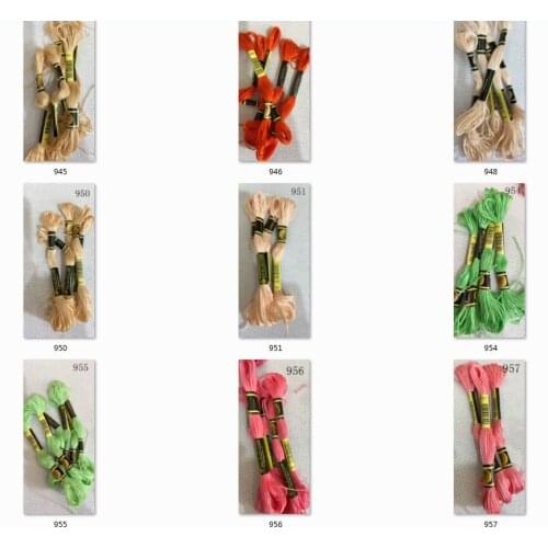 Choose your color 10 pieces cross stitch threads / cross stitch embroidery thread / Custom threads colors 08