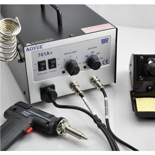 220V AOYUE i701A+ repair rework station welder station solder iron and smoke suction pen