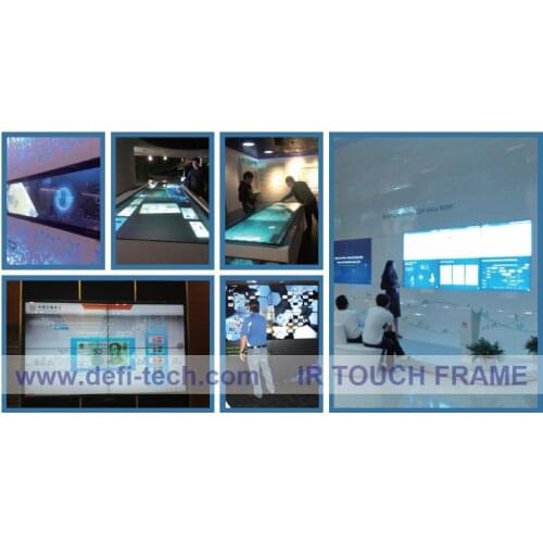 65 Inch 40 points IR Touch Screen Frame without glass / fast shipping