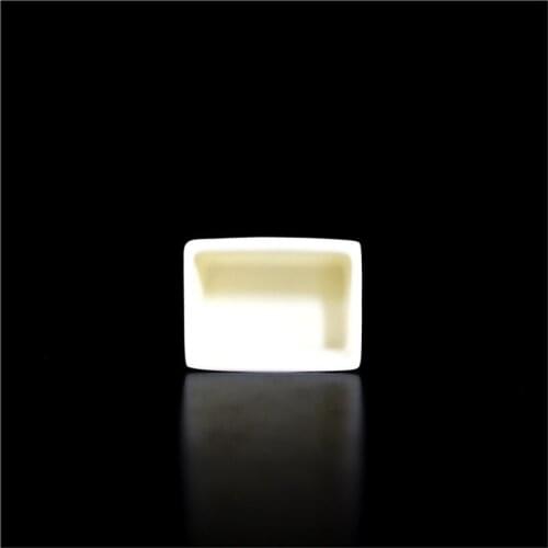 99.3% alumina crucible / 120*60*20mm / Rectangular corundum crucible / Al2O3 ceramic crucible / Sintered crucible