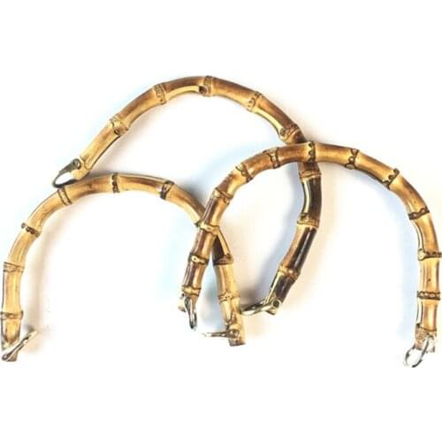 Bamboo Bag Handle Replacement for DIY Purse Making Handbag Shopping Tote