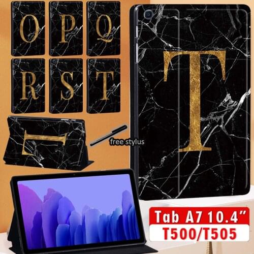 Tablet Case for Samsung Galaxy Tab A7 10.4" 2020 Leather Folding Sleeve Protective Cover for SM-T500 SM-T505