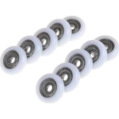 2/5/10pieces Diameter 23mm Sliding Shower Roller Wheel Plastic Door Replacement Roller Wheel Runner