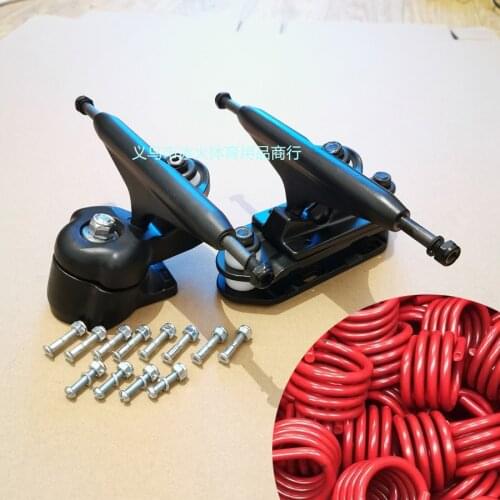 Meraki surf skateboard adapter trucks 6.25inch silver black S6 updated model good quality red spring