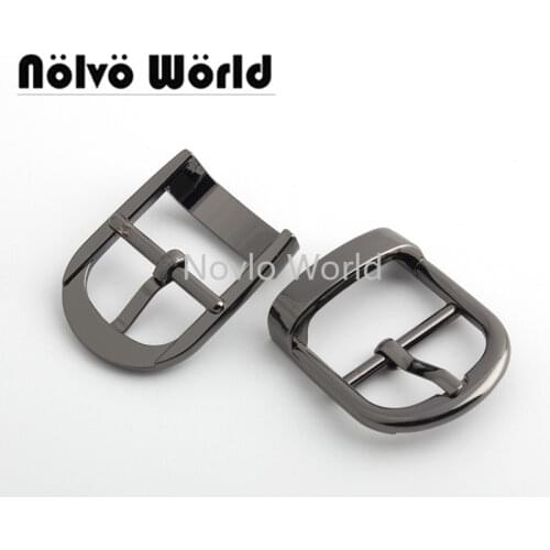 Nolvo World 10-50 pieces 20mm 25mm 4 colors belt buckle hardware supplies harness belt buckle handbag slide pin buckles