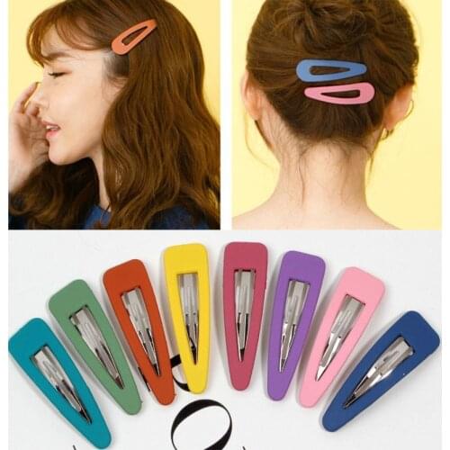 Fashion Simple Acrylic Hair Clip for Women Hair pin Barrette Headdress Color Hair Pins Girl Jewelry Accessories