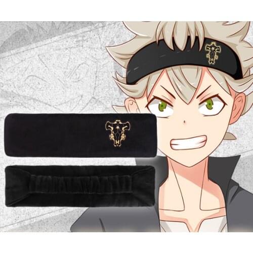 New Anime Black Clover Cosplay Emperor Logo Headband Asta Yuno Head Wear Costume Head band cosplay props