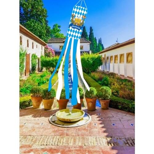 Oktoberfest Wind Sock Flags Outdoor Wind Direction Bag Festivals Party Hanging Decor Garden Decoration For Yard Garden Patio