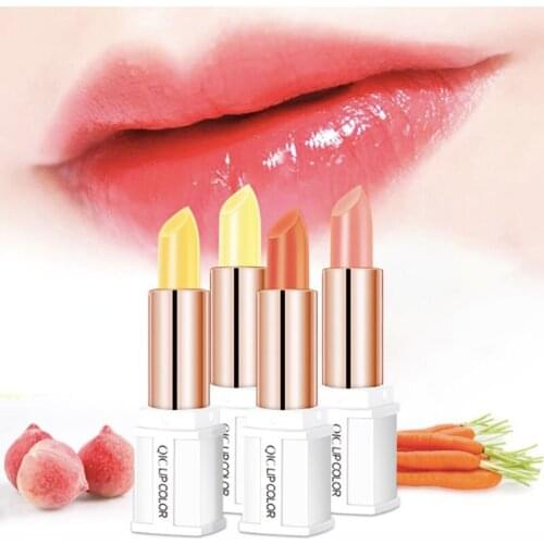 Color Changing Lipstick Waterproof Szminka Matowa Rouge A Levre Matte Longue Tenue Hidratante De Labios Rouge A Lèvres Lip Balm