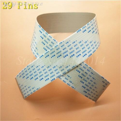 Durable 29pin FFC flat data cable TX800 for Epson XP600 Print head Sky color Allwin Human Xuli Galaxy TX800 head cable 40cm 45cm