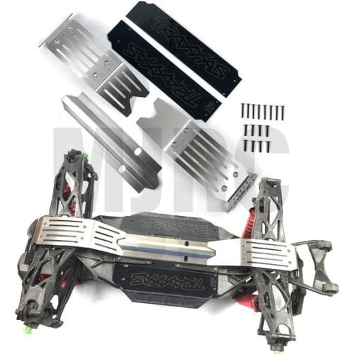 Chassis Protection Skid Plate for TRAXXAS X-Maxx Xmaxx 6s 8s RC Car Spare Parts Stainless Steel Guard Protective Frame Armor