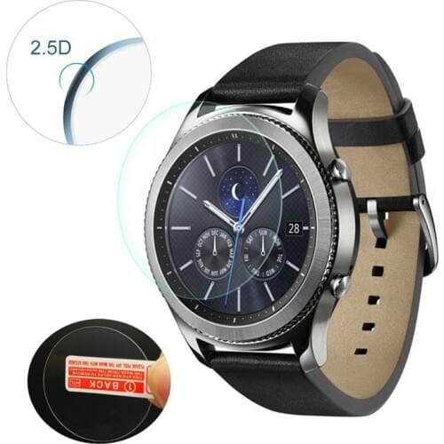 Universal Round Watch Tempered Glass Diameter 37mm 38mm 39mm 40mm 41mm 42mm Screen Protector Smart Protective Film 100pcs