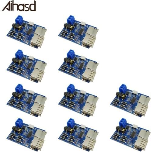 10PCS TF Card U Disk MP3 Format Decoder Board Amplifier Decoding Audio Player Module MP3 Player