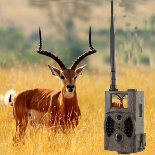 Trail Camera Black IR Night Vision MMS Suntek HC 300M GSM GPRS SMS Digital Infrared Trail Camera Wireless 12mp hunting camera