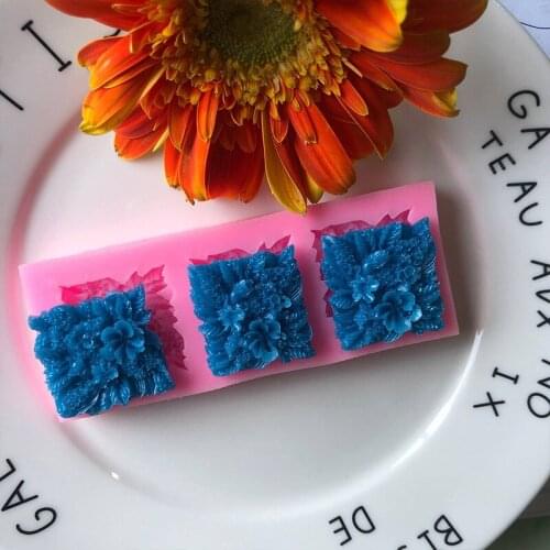 Flowers Silicone Mold Mobile Phone Epoxy Mold Decoration DIY Mould XGY-35