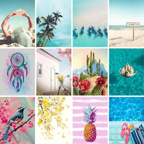 GATYZTORY Painting by numbers Landscape Canvas painting Paint by numbers Pictures for the home decor