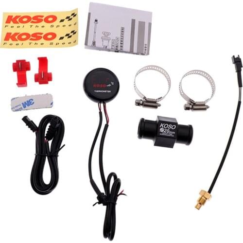 Koso Round Water Temp Meter 0~120 Degree Digital Motorcycle Water Temperature Gauge For KOSO Xmax Yamaha NMAX