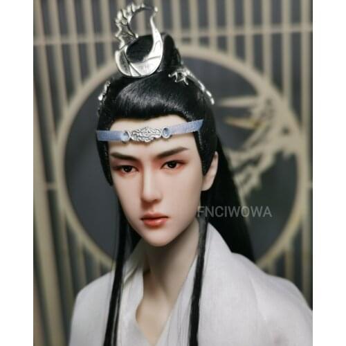 1/6 Original BJD Doll Wang Yibo Realistic Makeup Top Quality MDZS Lan Wangji Head Body 27cm Tall Limited Collection High Art