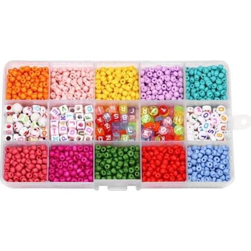 Easy to Knit Letter Beaded Jewelry Making Supplies Bead Thread Friendship Bracelet DIY Jewelry Making Kit