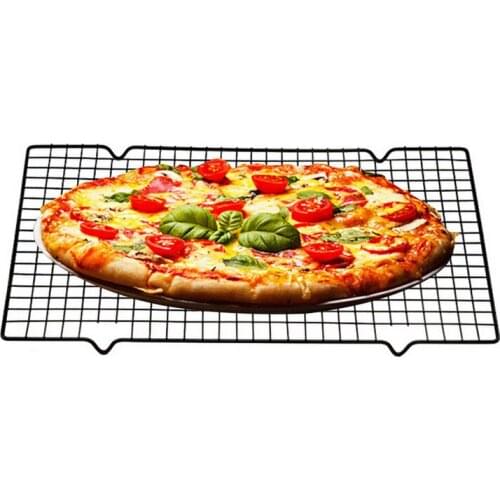 Metal Cooling Rack Baking Food Frying Pancakes Cookies Cakes and More Carbon Steel Rectangle Mega Cooling Rack Baking Tools