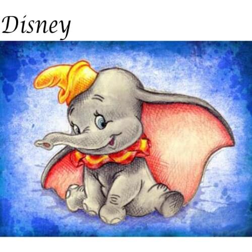 Disney Diy Square Full Drill Diamond Painting Dumbo Diamond Embroidery Cross Stitch Kits Mosaic Cartoon Elephant Nouveautdecor