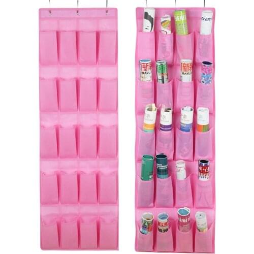Wall Hanging Storage Bag Fashion Toy Makeup Organizer Pockets Hanging Storage Pouch Bags Case For Door Bathroom