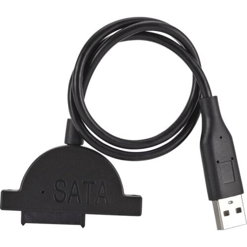 Laptop CD-ROM 13Pinsata Transfer USB Tuning 6P + 7P SATA Transfer USB2.0 Easy Drive Over 5/12.7mm SATA Notebook Optical Drive