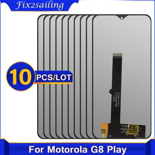 WholeSale 10 Pcs/lot for Moto G8 Play LCD Screen Display with Touch Digitizer Assembly XT2015 XT2015-2 Replacement Phone Parts