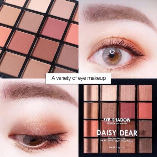 16 Color Shimmer Eyeshadow Pallete Eye Shadow Wholesale Makeup Palette Hilighter Maquillage Beauty Creations Minerales TSLM1