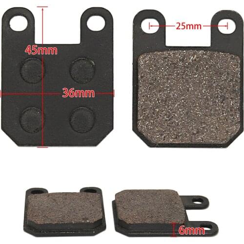 Motorcycle front rear Brake disc Pads for Motocross ATV 110cc 125cc-160cc Pit Dirt Bike SDG SSR Taotao